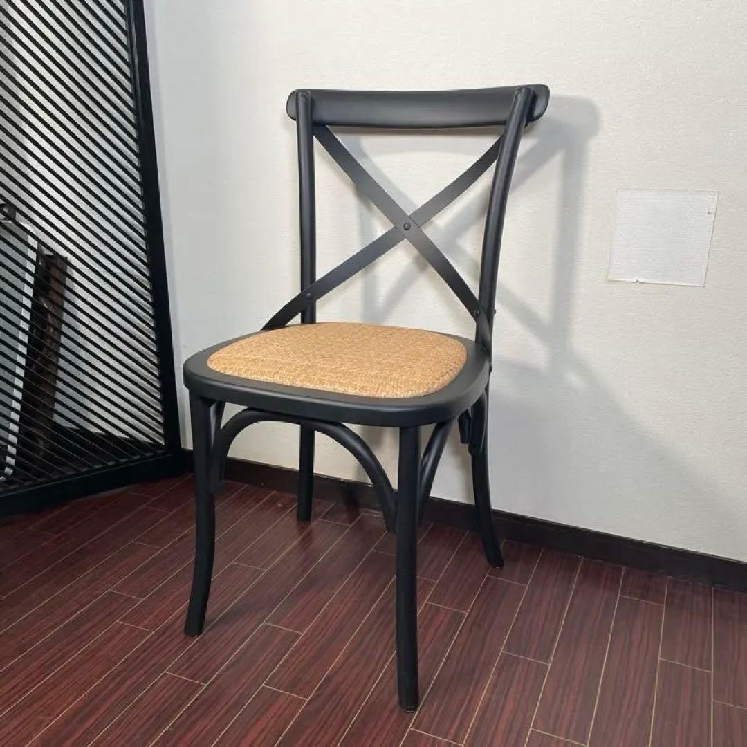 CRASH GATE ノットアンティークス クロスバックチェア ラタン