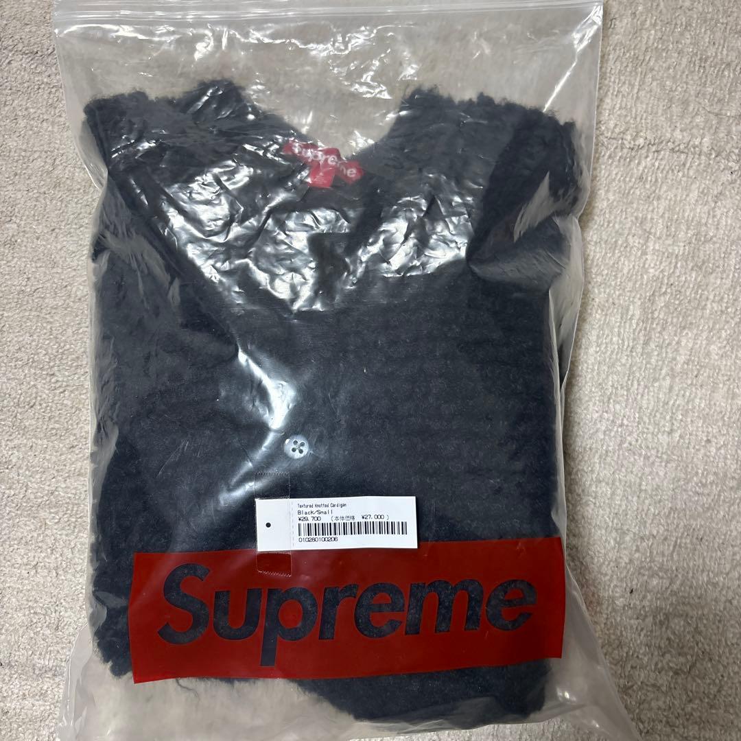 トップス Supreme Textured Knotted Cardigan Black