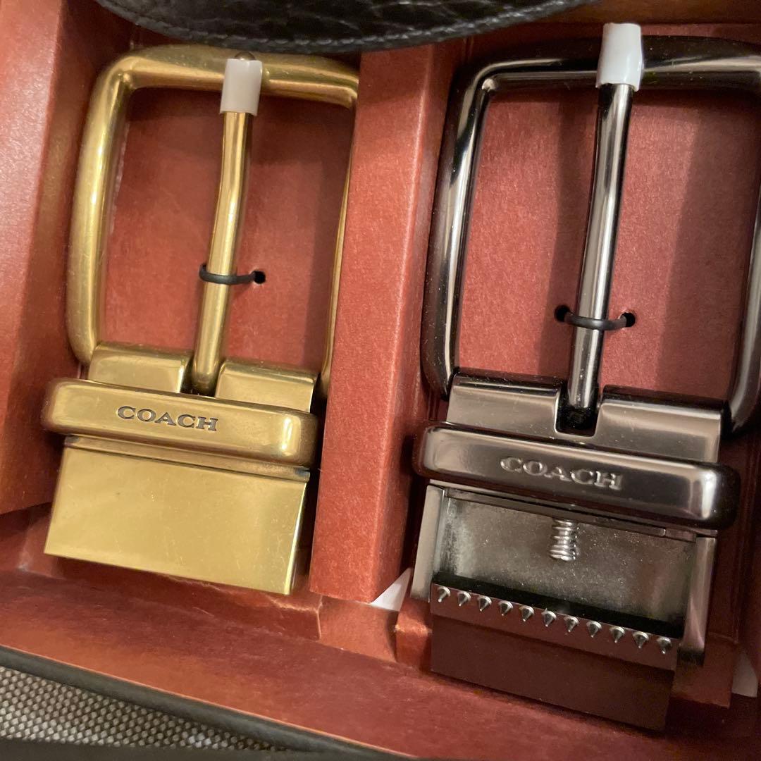 COACH リバーシブルレザーベルト