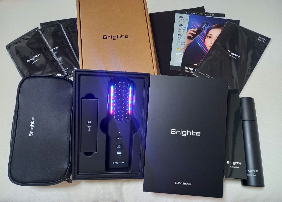 Brighte ELEKI BRUSH+ 美顔器 エレキブラシプラス ポーチ