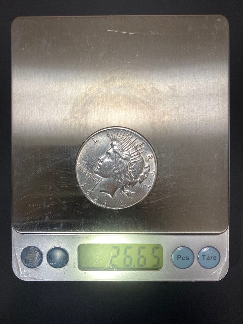 【アメリカ】ピースダラー1ドル銀貨(1926年)