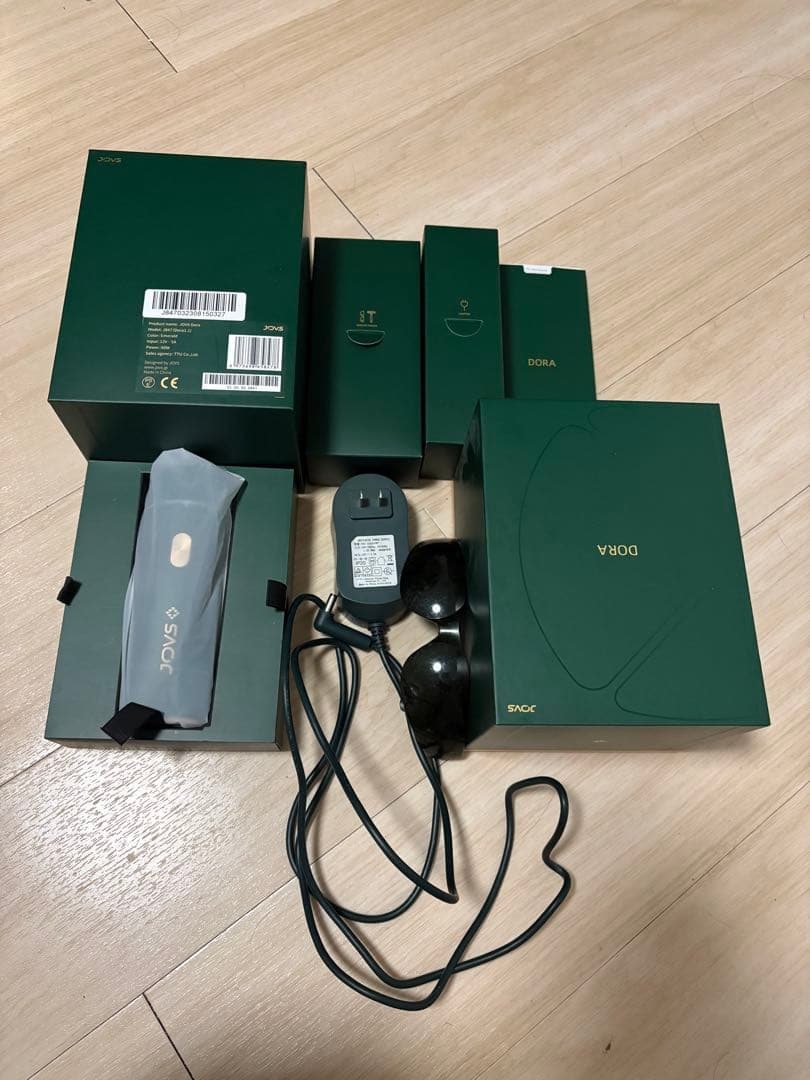 Jovs DORA 脱毛器 本体・電源コード・サングラス付き
