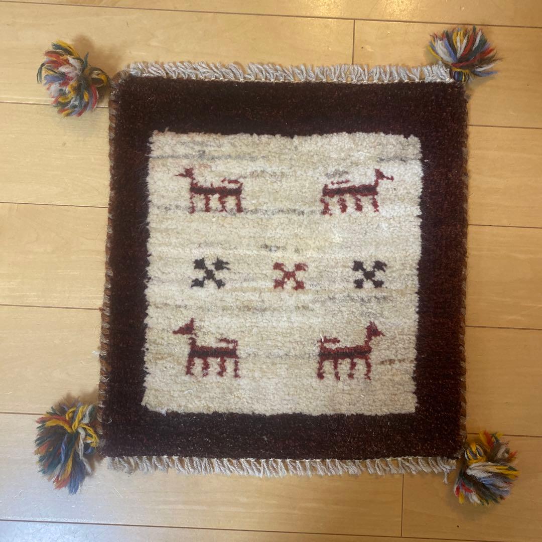 ギャッペ 絨毯 チェアマット 40×40 2枚セット