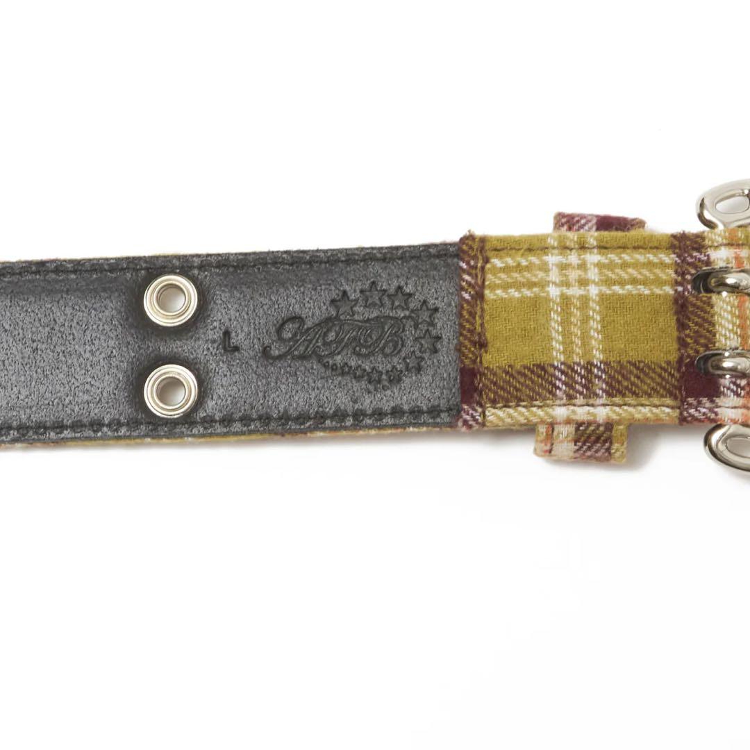 AFB FLANNEL CHECK BELT YELLOW Mサイズ