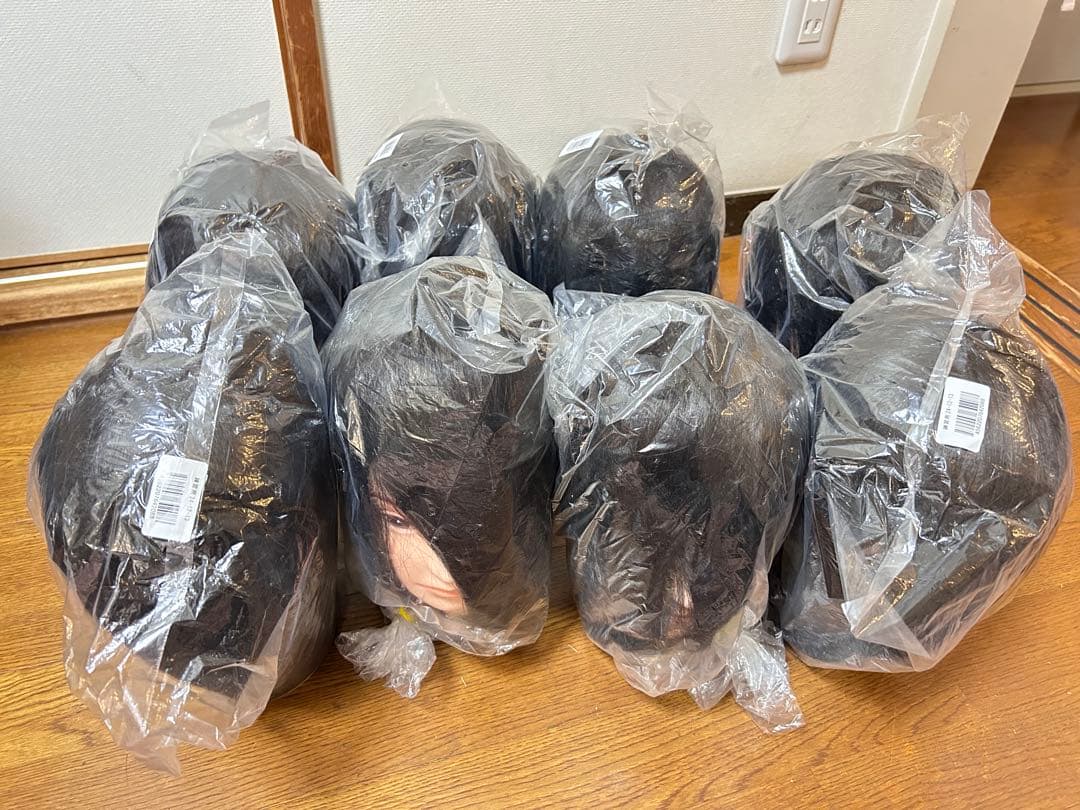 美容師国家試験練習用ウィッグ 株式会社三矢　東京チャーム　8体