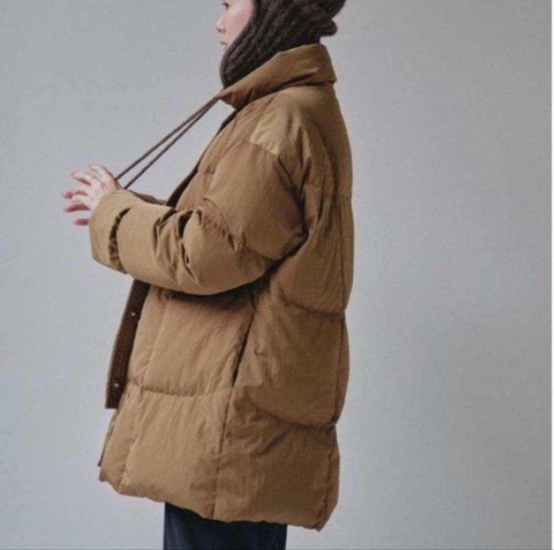 TODAYFUL スタンドカラーダウンジャケット　キャメル36