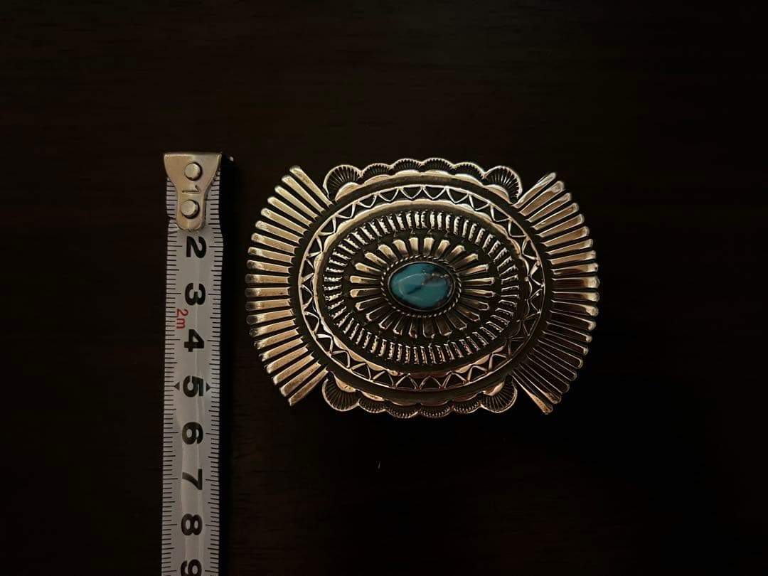 サンシャインリーブス インディアンジュエリー バックル ターコイズ