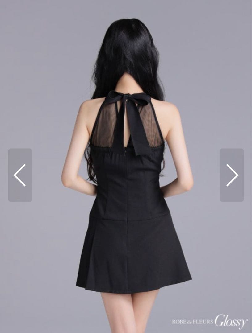 【新作】ROBE de FLEURS Glossy ローブドフルールキャバドレス