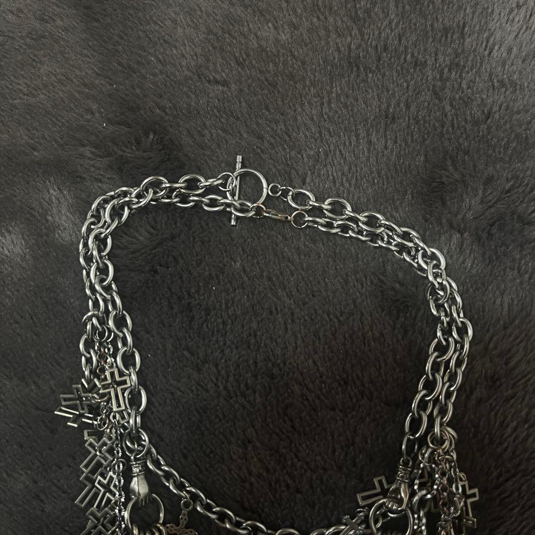 00s vkei クロスネックレスグランジ平成ゴシック opium風パンク