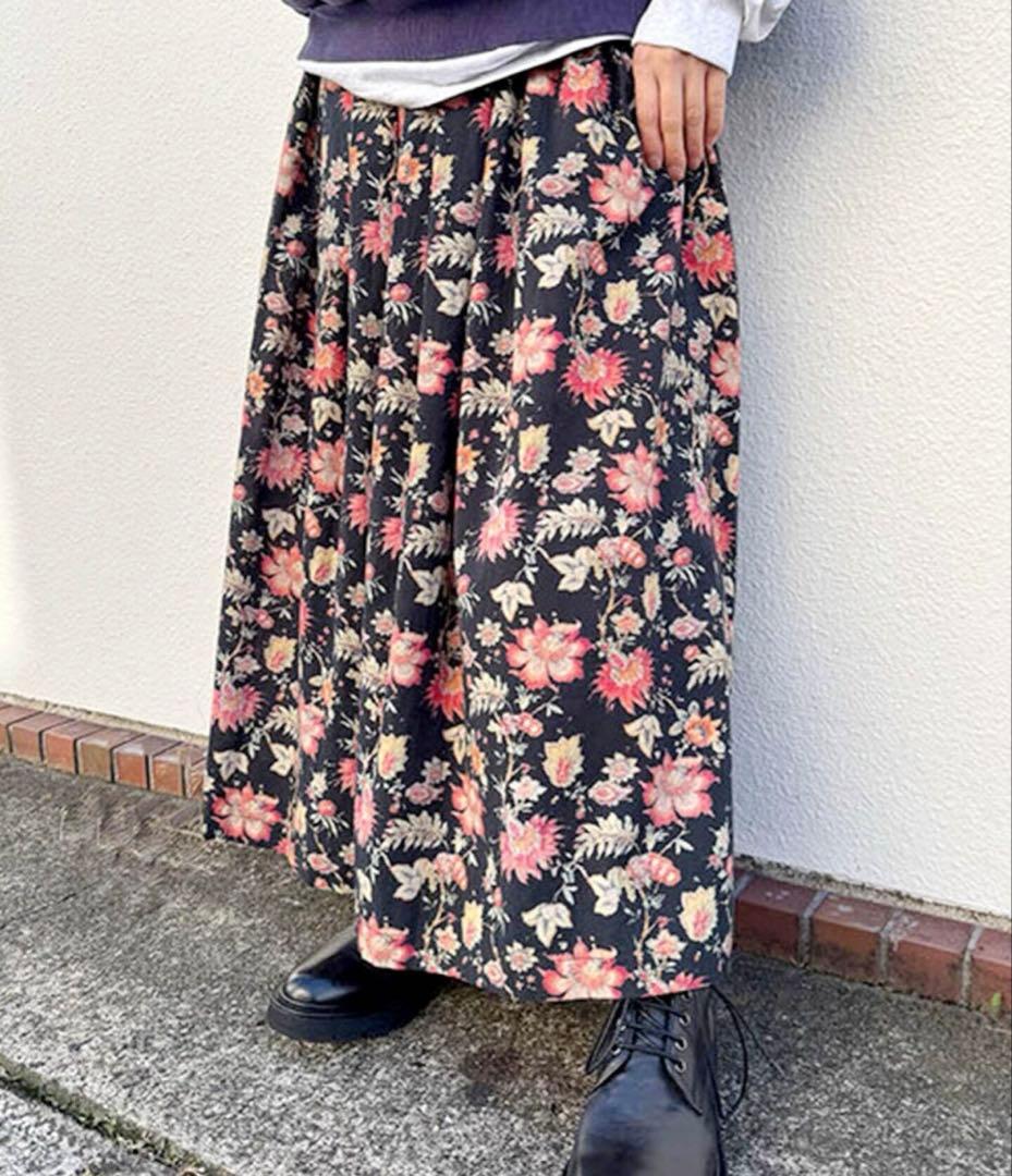 ジャーナルスタンダード ラックス ソイル フラワープリントギャザースカート