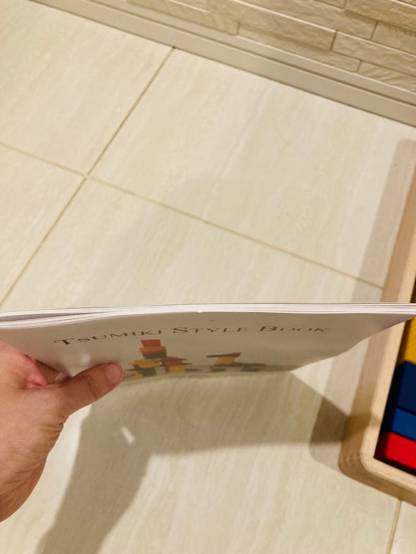 超美品　伸芽会 教材つみきTSUMIKI 木製ブロック