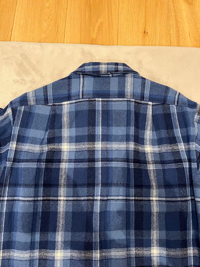 Pendleton ネルシャツ　青系