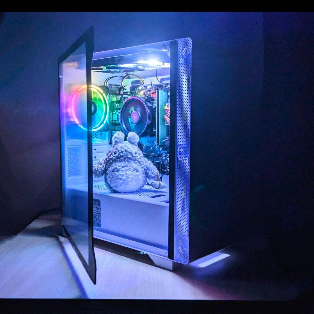 【新品同様の超美品】スノー ホワイト Ryzen 高コスパ ゲーミングPC