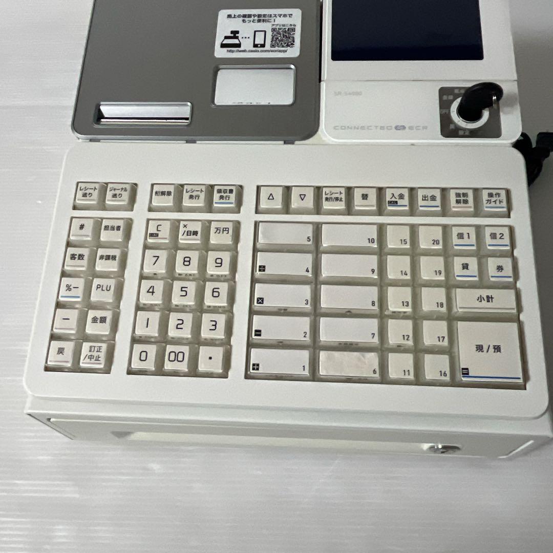 CASIO カシオ レジスター 業務用 SR-S4000-20SWE スマホ連携
