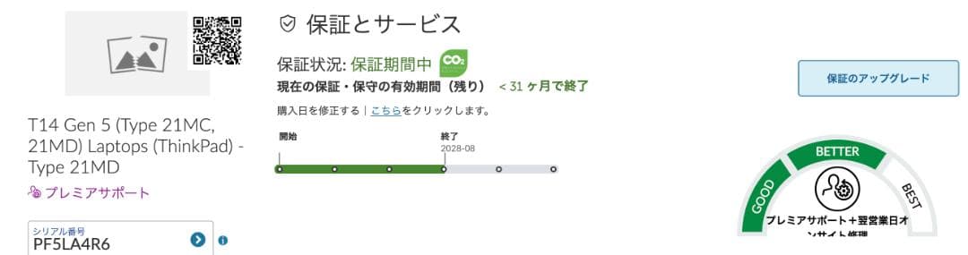 Windowsノート本体 Lenovo ThinkPad T14 Gen 5