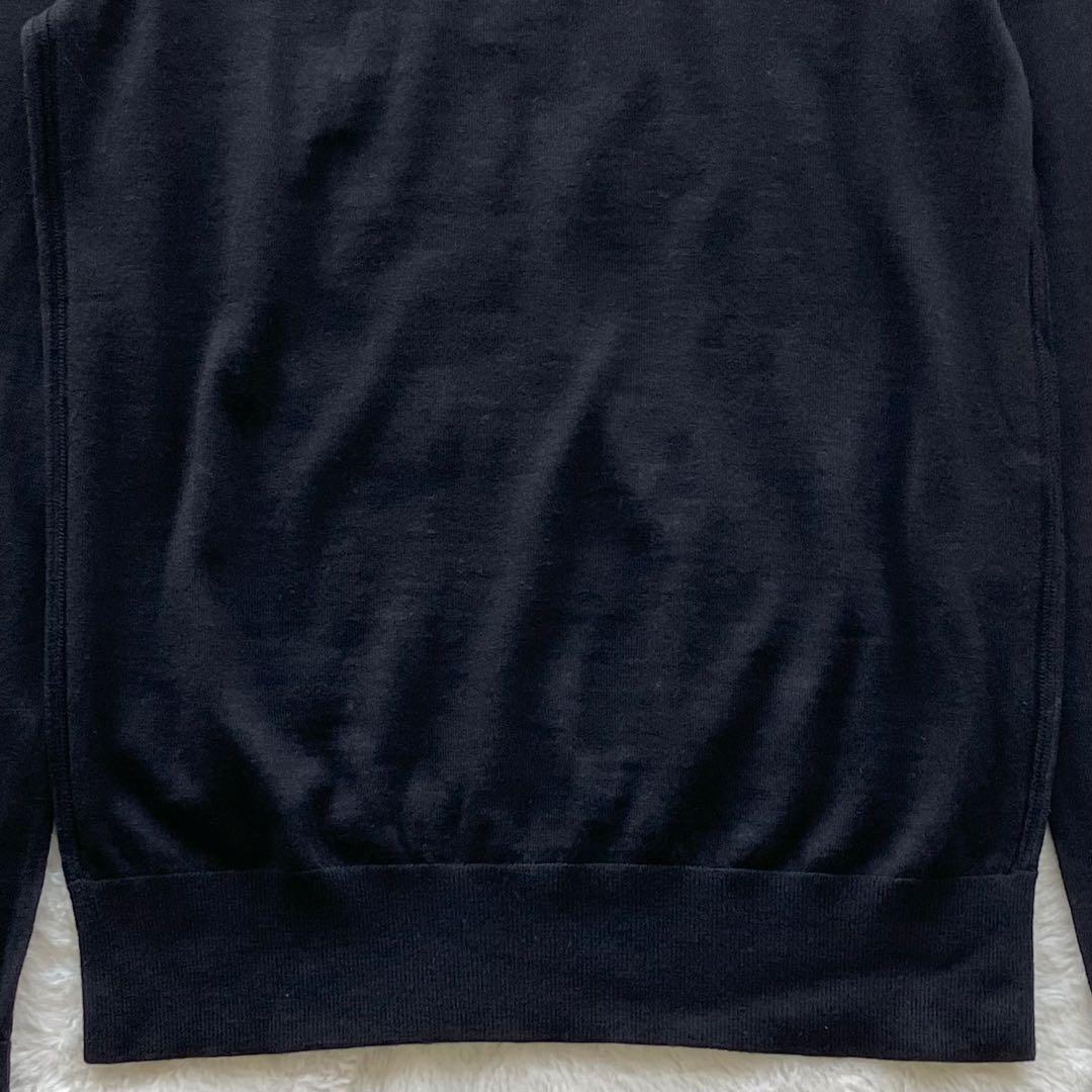 未使用品 Theory ウール タートルネックニット セーター ブラック 38