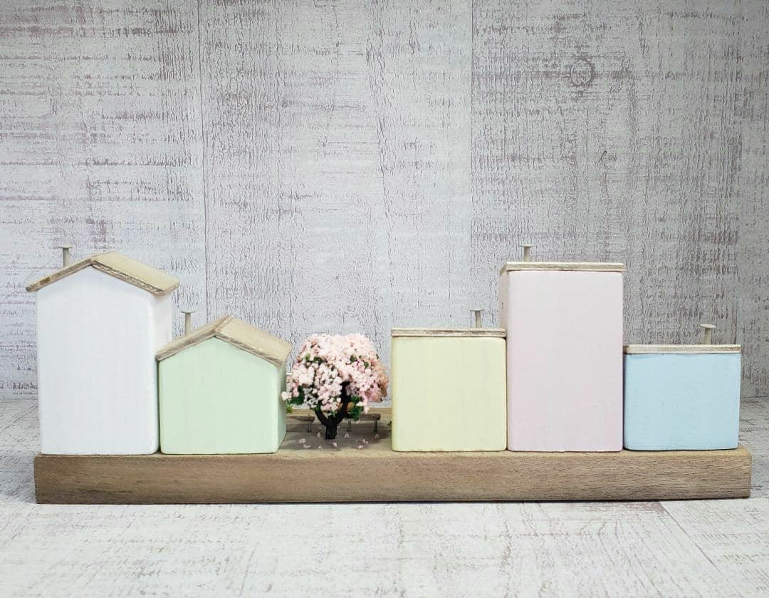 *ころころほたる様お取り置き品3点*春の街並み｜ナチュラル ハンドメイド