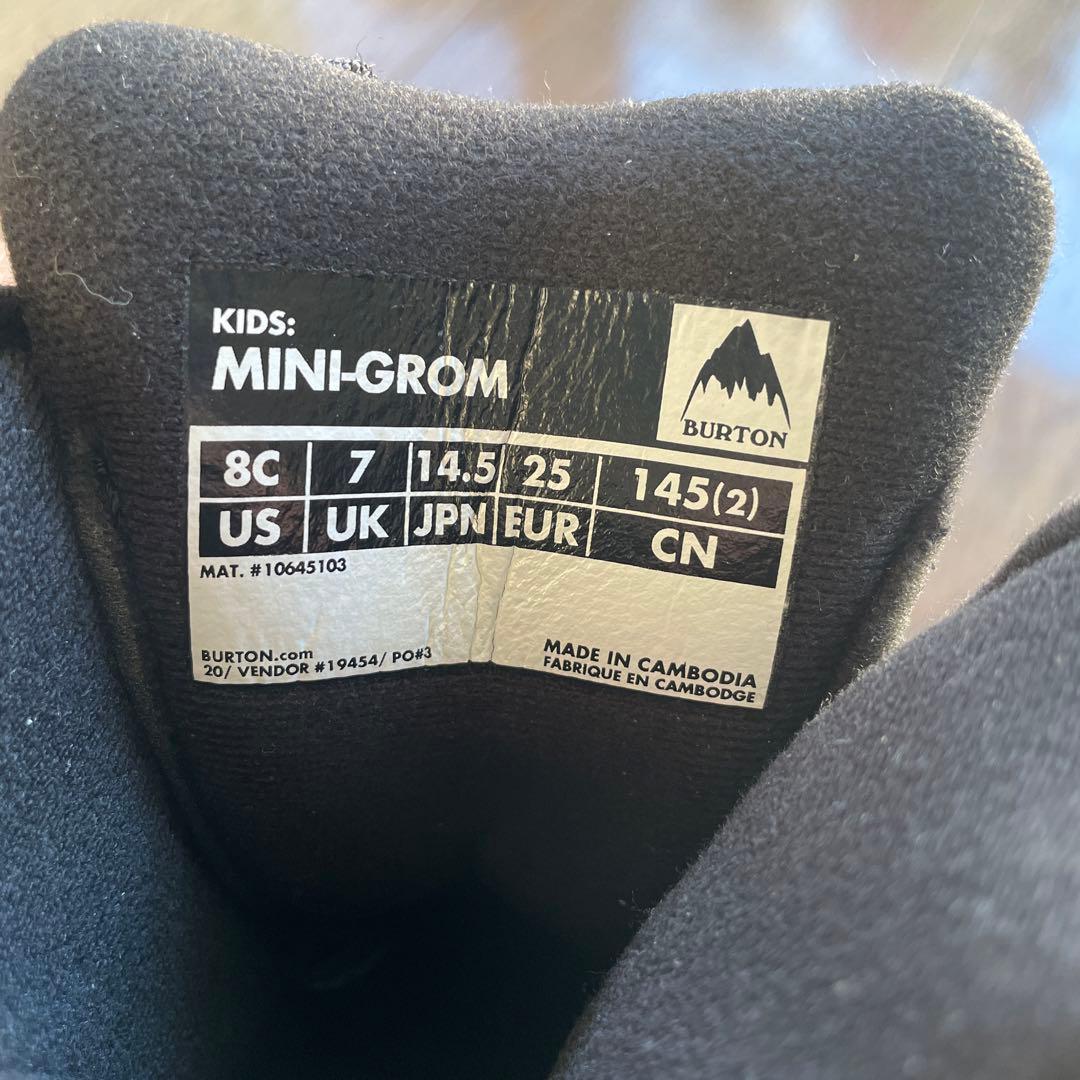 キッズ　スノーボードブーツ　バートン