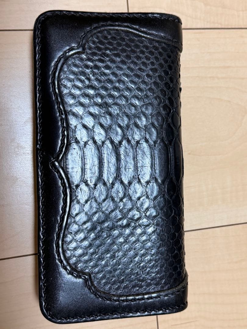 フラットヘッド パイソン 長財布 THE FLAT HEAD 蛇革