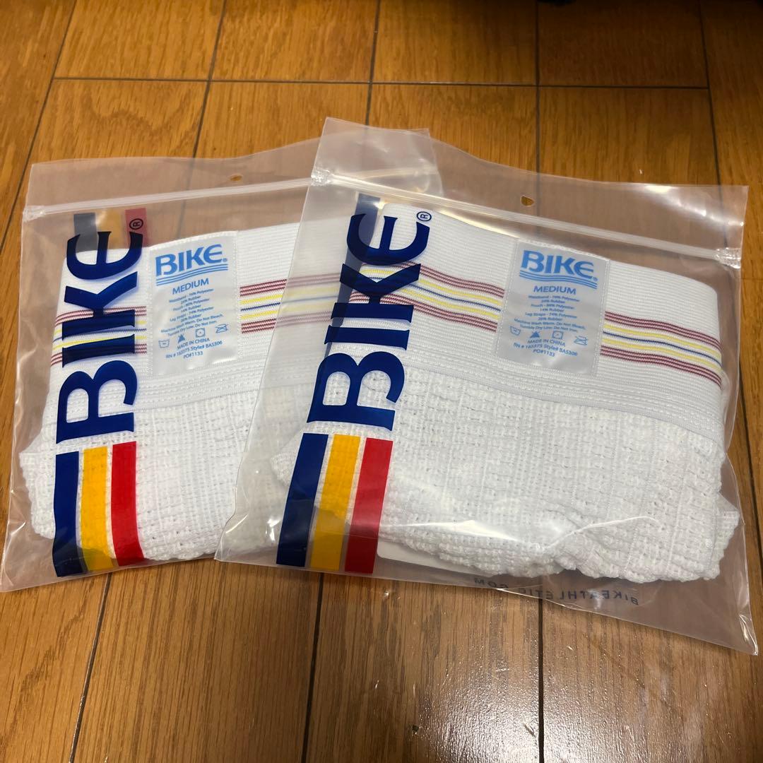 BIKEジョックストラップ(ケツ割れ)Mサイズ2枚組
