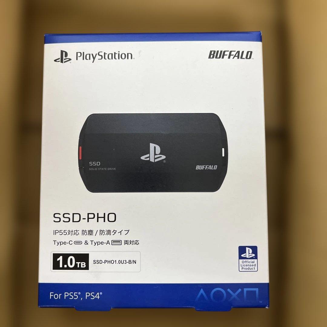 623 未開封　バッファロー SSD 外付け 1TB PlayStation