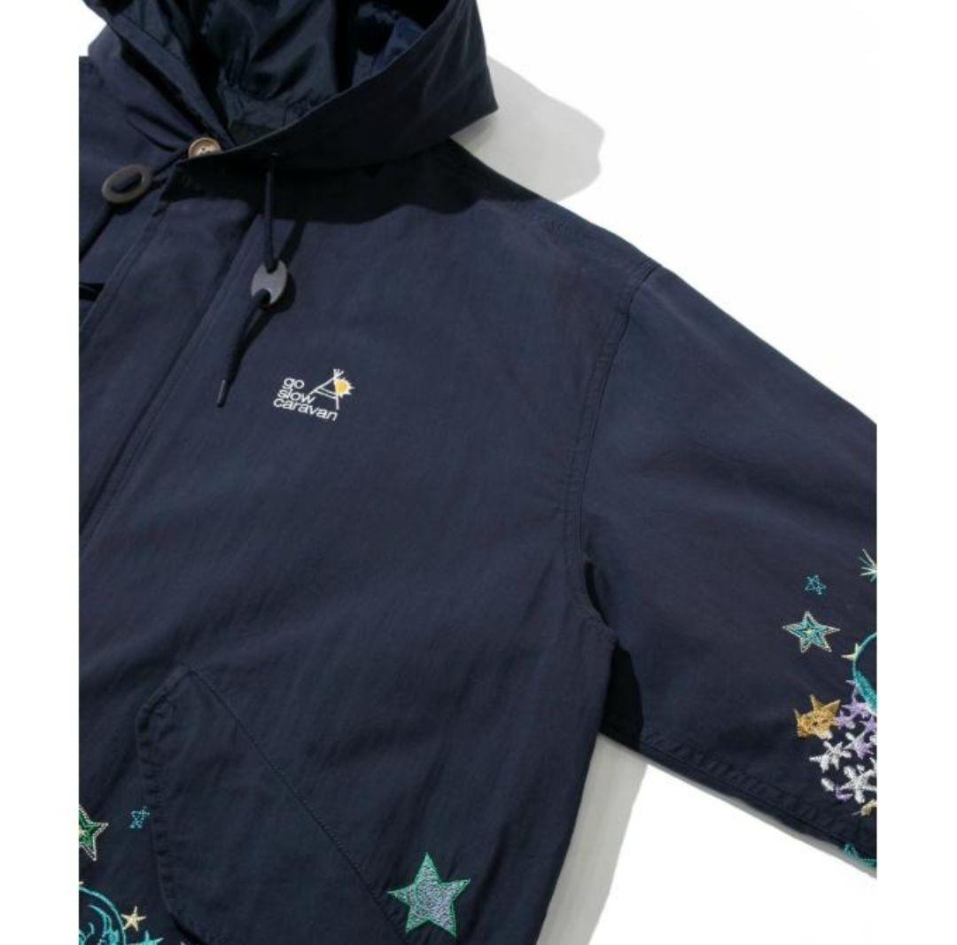 ゴースローキャラバン Go Slow Caravan モッズコート 宇宙柄