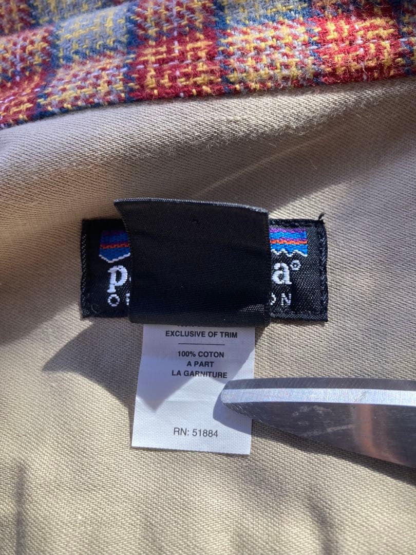 patagonia(パタゴニア)ネルシャツ ポルトガル製 Mサイズ ヘビネル