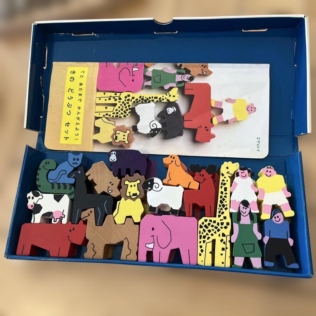 木のおもちゃ　たくさん　知育　自然　木製　幼児　幼稚園　保育園　プレ