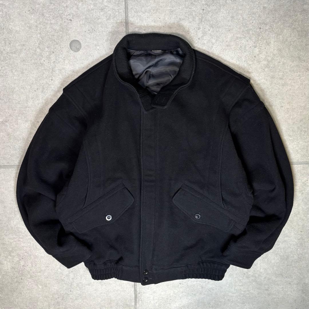 スウィングトップ　ボンバージャケット　ブルゾン　ウール　90s　短丈　デカポケ