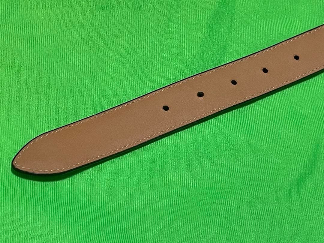 ほぼ新品 コードバンベルト ダークブラウン 日本製