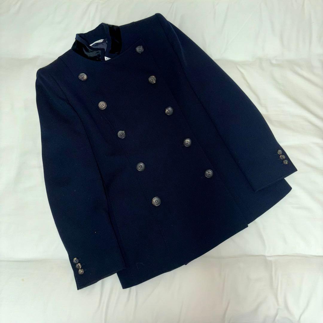 【美品】マックスマーラ ツイル生地 セットアップ 紺 L相当 ジャケット パンツ