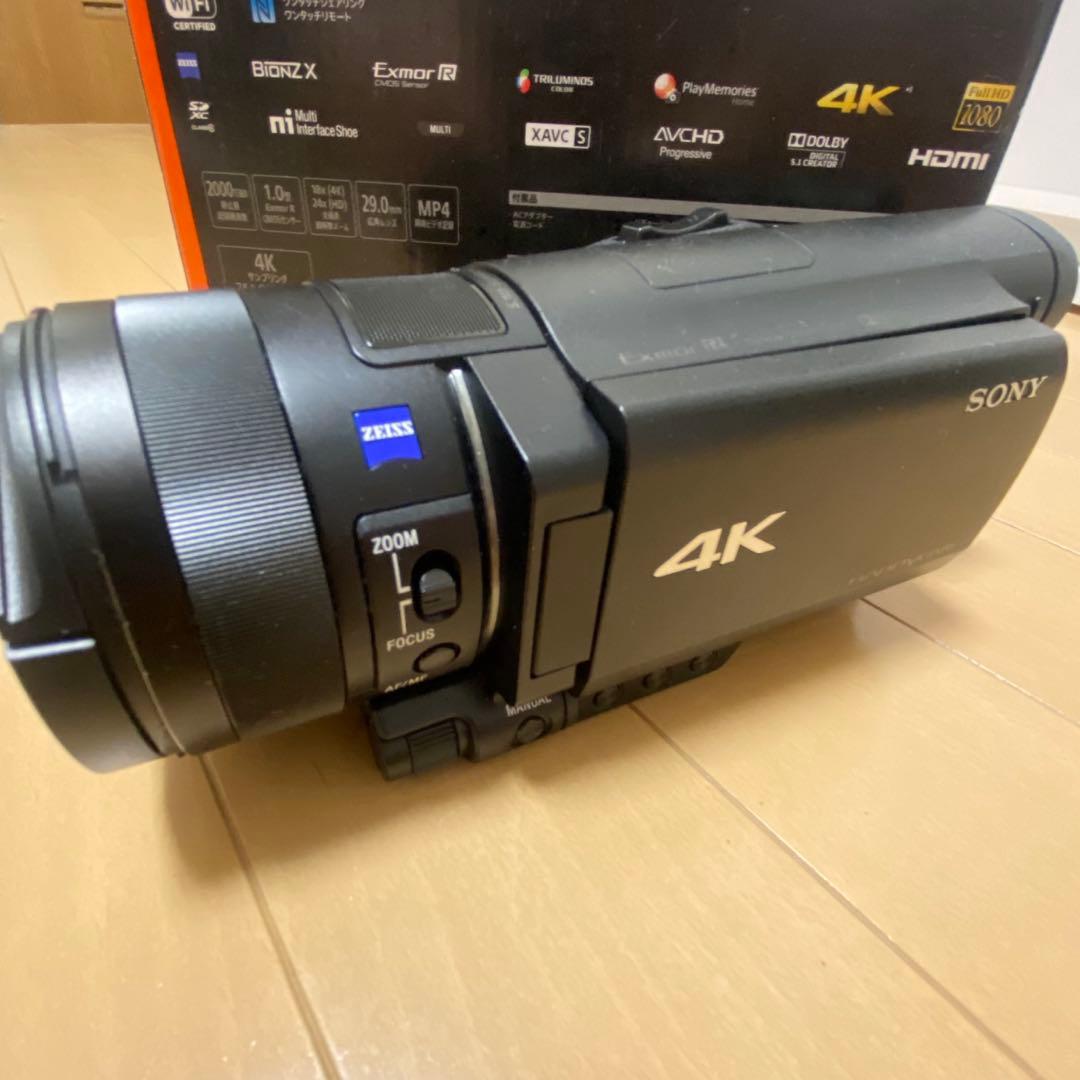sony ax100 4K ビデオカメラ　即購入可