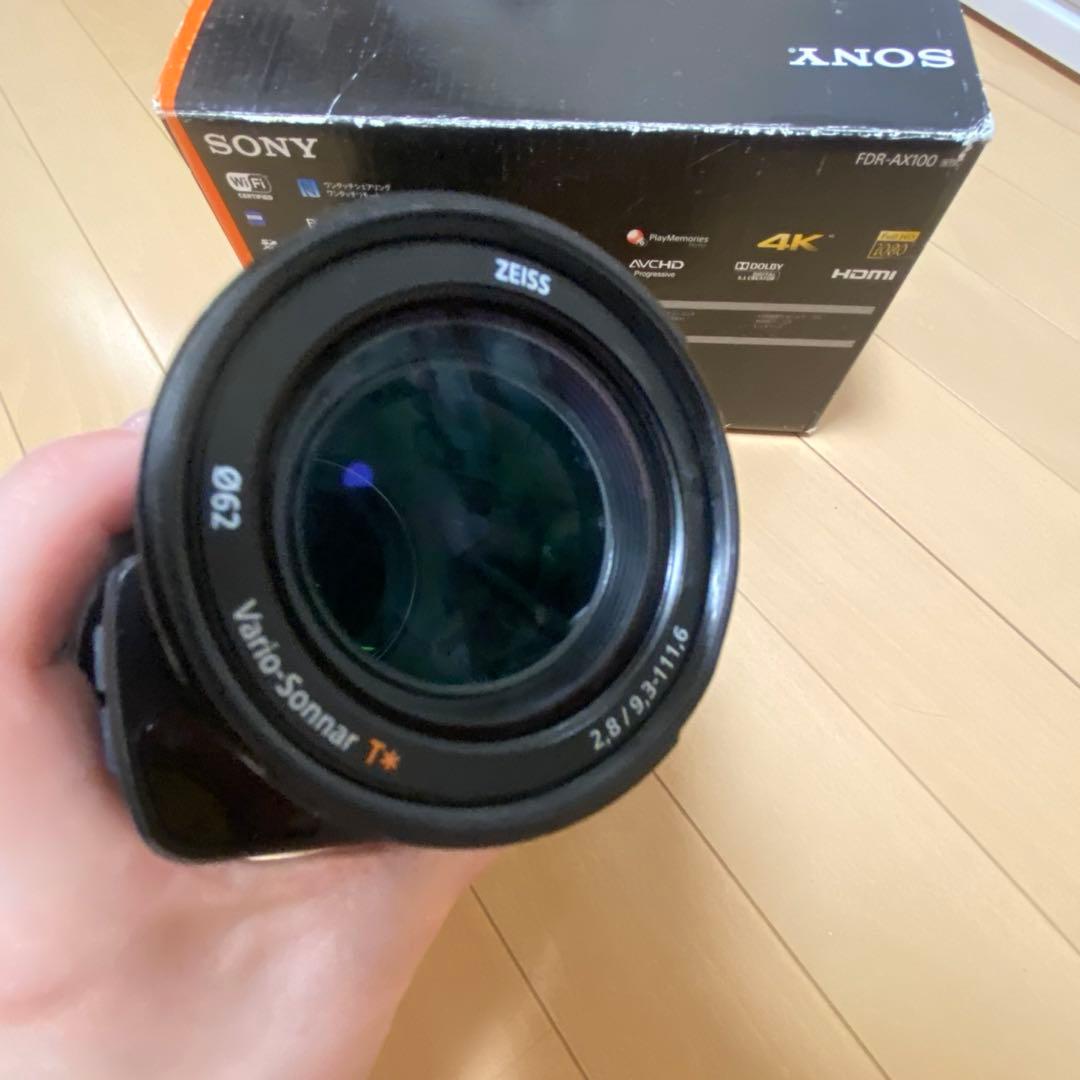 sony ax100 4K ビデオカメラ　即購入可