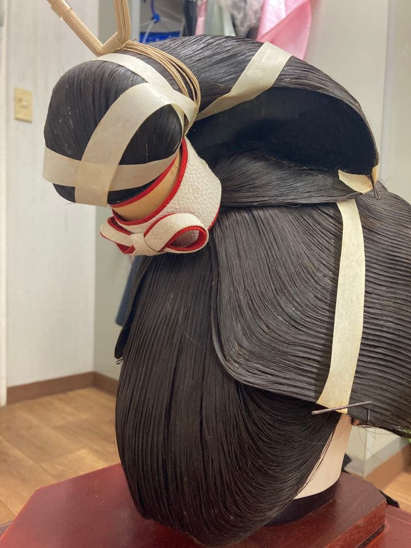 クーちゃん　文金高島田日本髪かつら