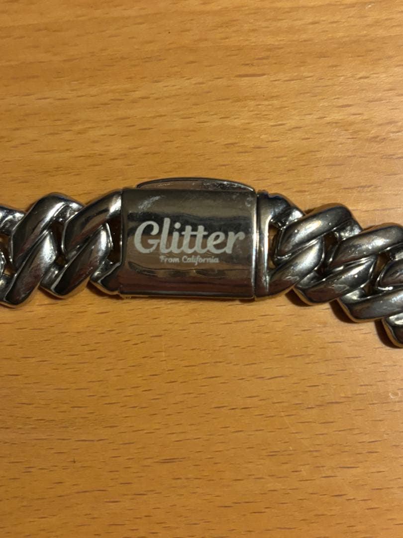 m.aGlitter シルバーチェーンネックレス　45cm