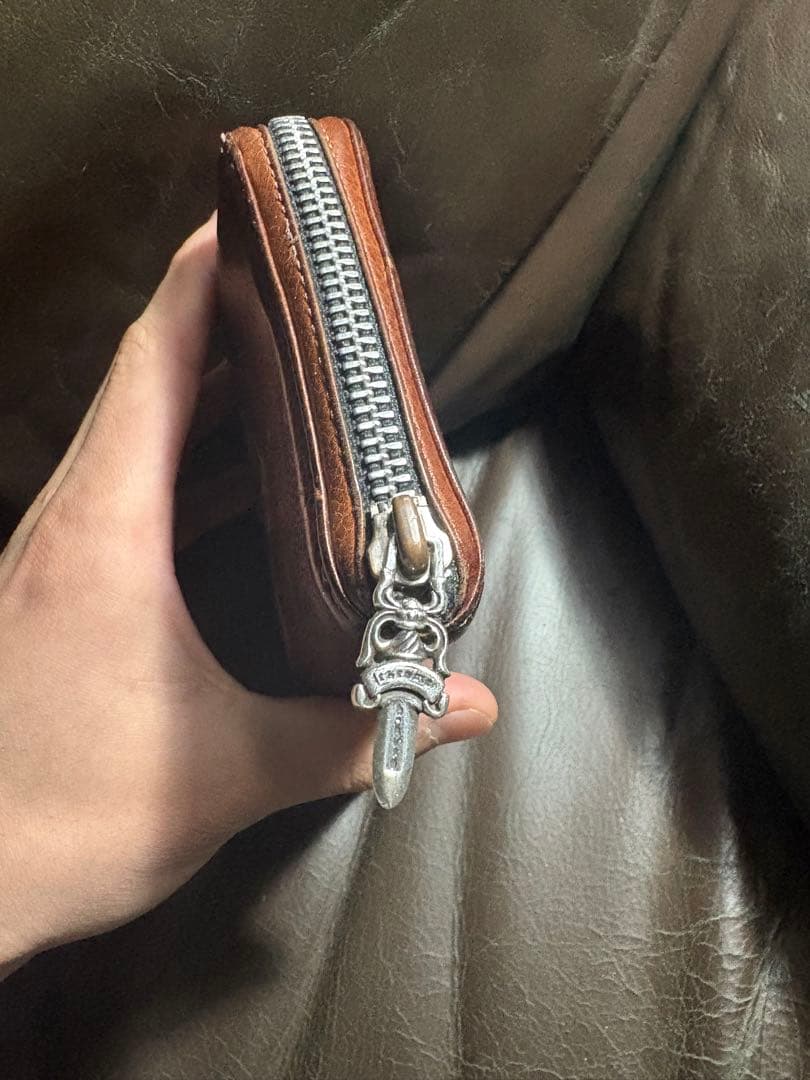 値下げ交渉可‼️クロムハーツ クロスパッチ 長財布