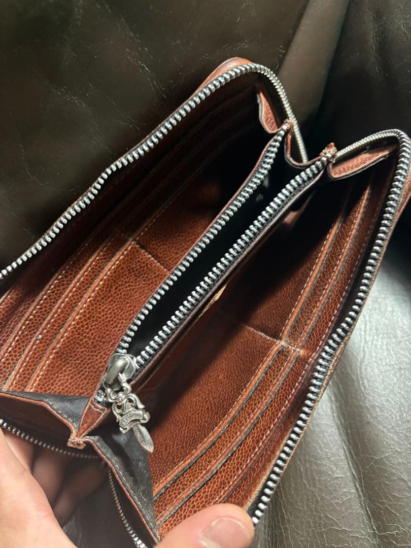 値下げ交渉可‼️クロムハーツ クロスパッチ 長財布