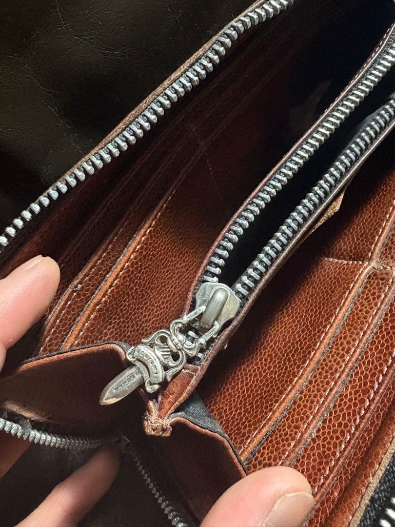 値下げ交渉可‼️クロムハーツ クロスパッチ 長財布