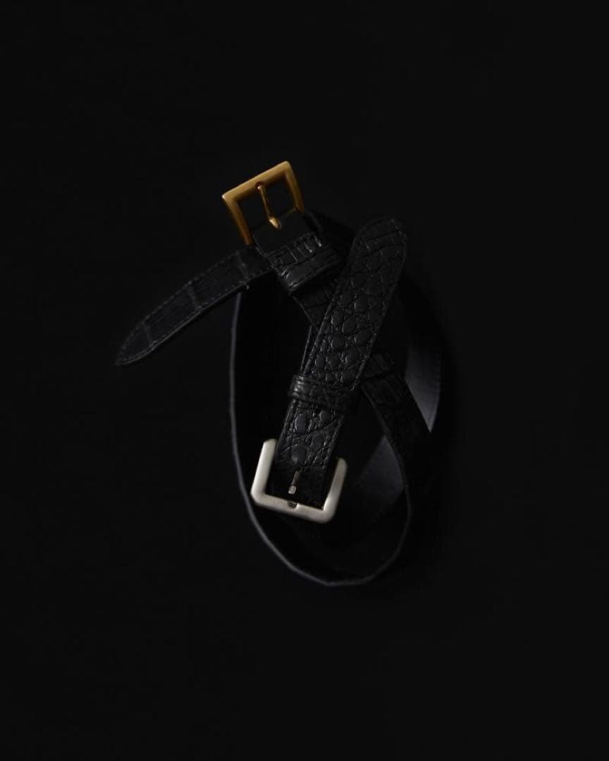 WAGAMAMA別注 NICENESS ダブルバックルベルト COMER