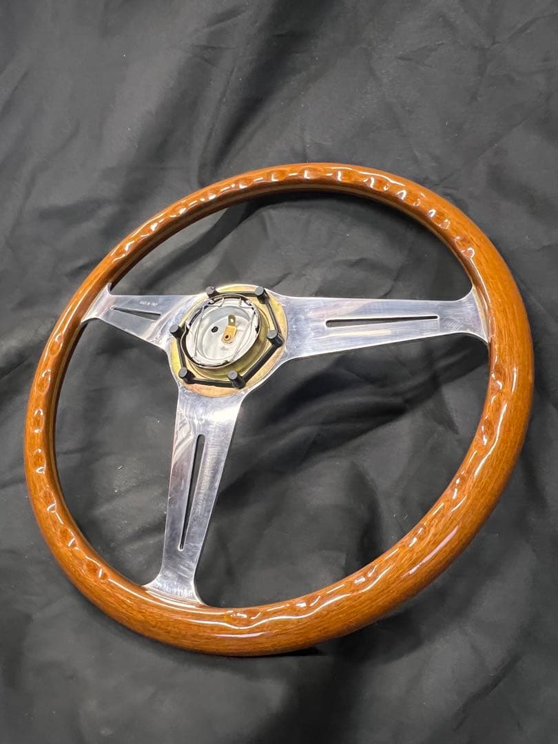 は*る様 NARDI ステアリングホイール 3スポーク ウッド365mm径