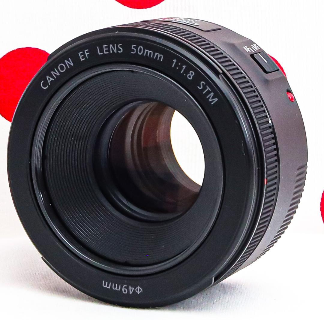 美品 Canon EF 50mm f1.8 STM❤大人気単焦点レンズ❤神レンズ