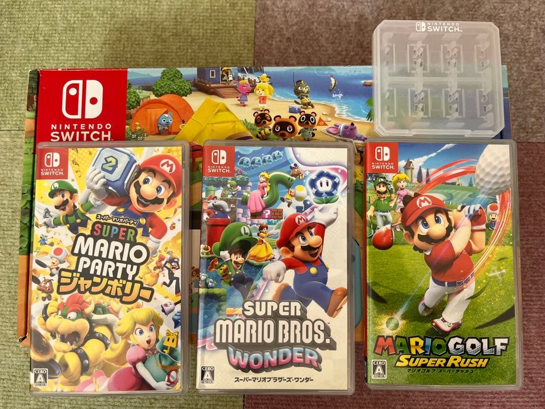 d*2様 Nintendo Switch どうぶつの森デザイン + ゲーム3本セ