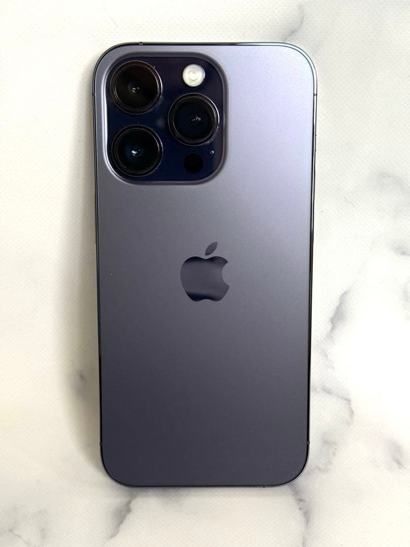 【極美品】iPhone 14 Pro ディープパープル 256 G SIMフリー