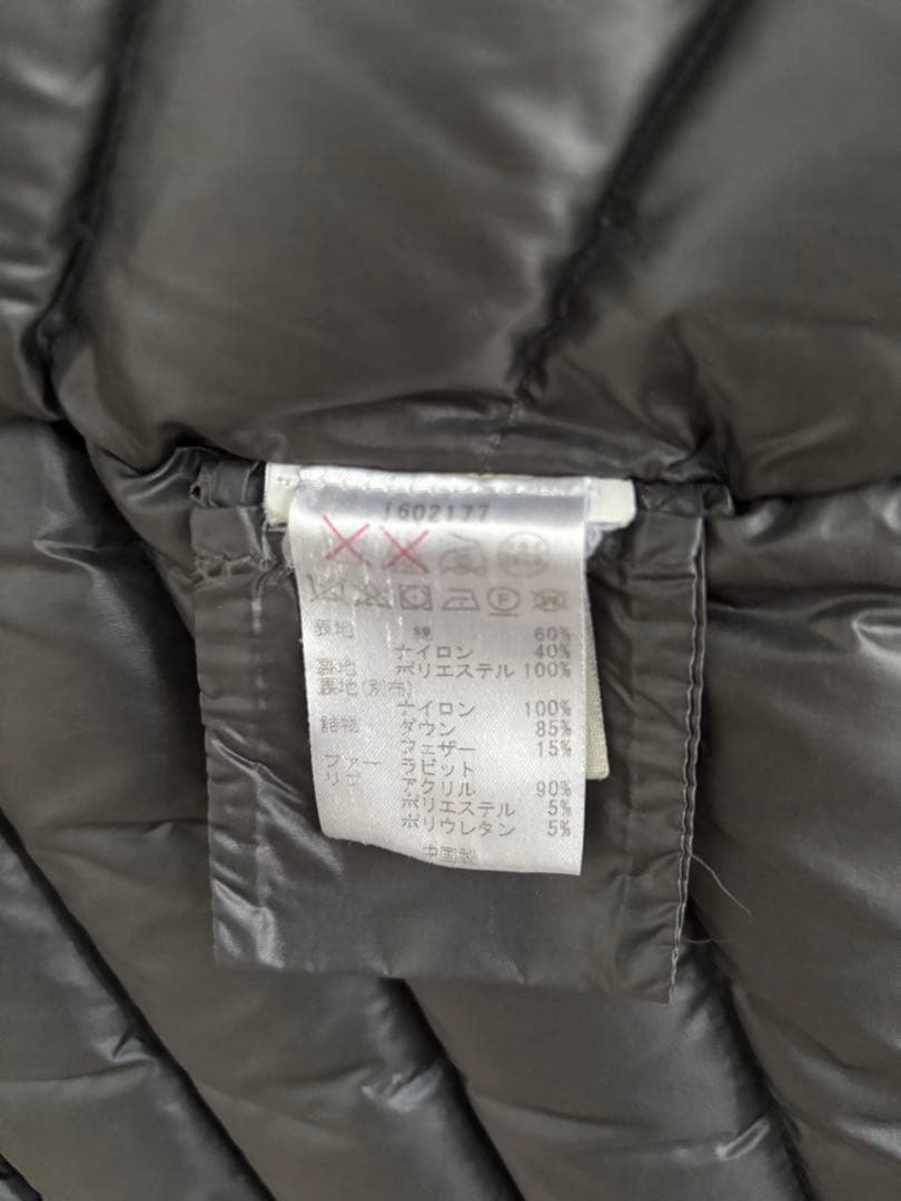 ウールリッチ　ボウブリッジ　ダウンコート　カーキ　ファー　Sサイズ