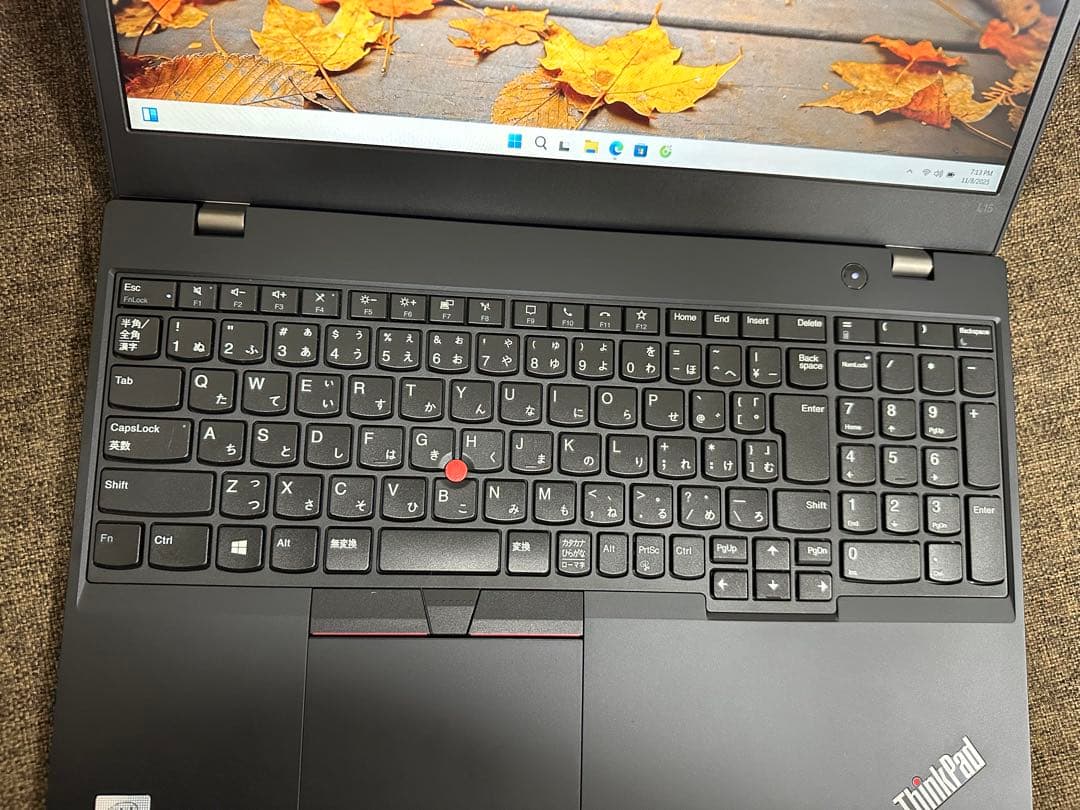 ThinkPad 15.6インチ ノートPC i7 10世代　office