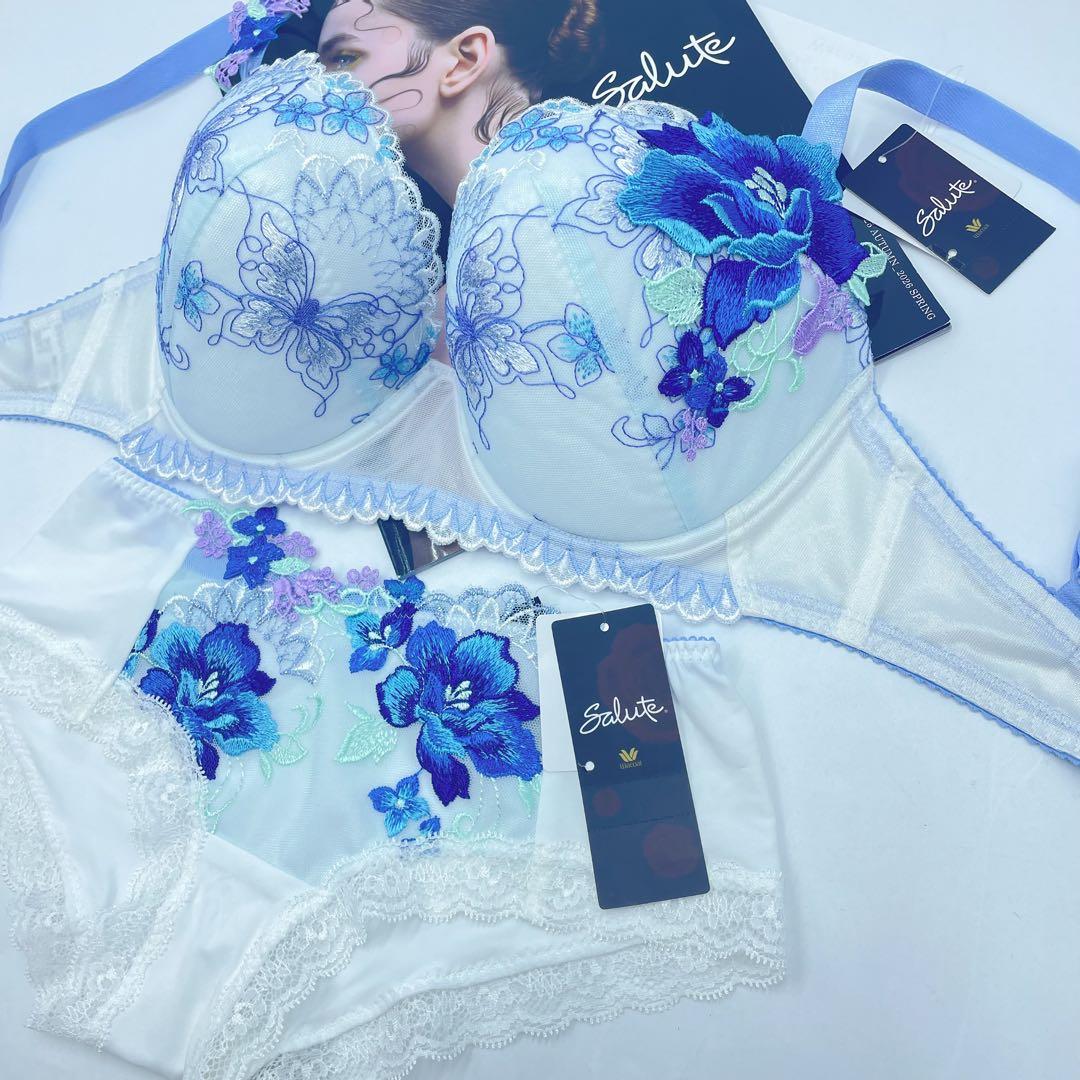 ワコール サルート42G P-up 42G みずがめ座 ブラ&ショーツI65M