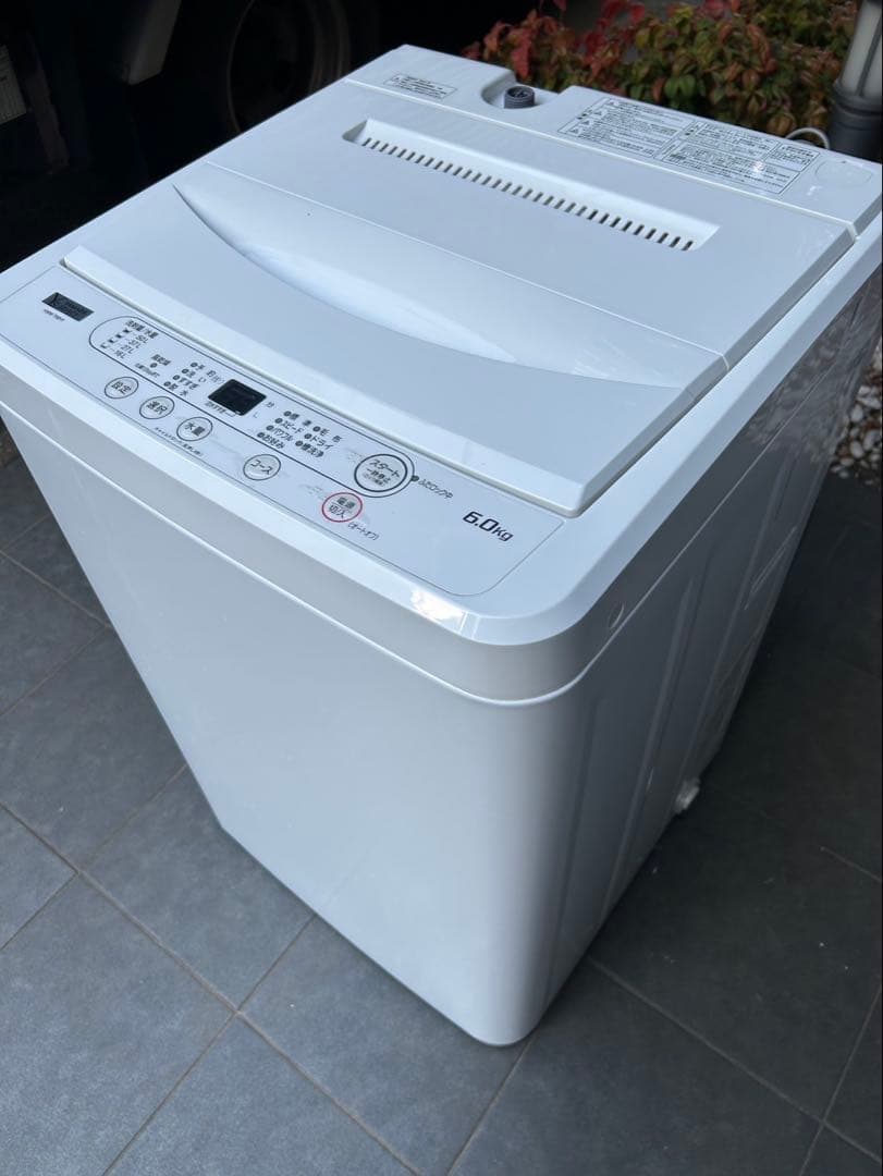 ヤマダセレクト YWM-T60H1 洗濯機 2021年製　一人暮らし洗濯機