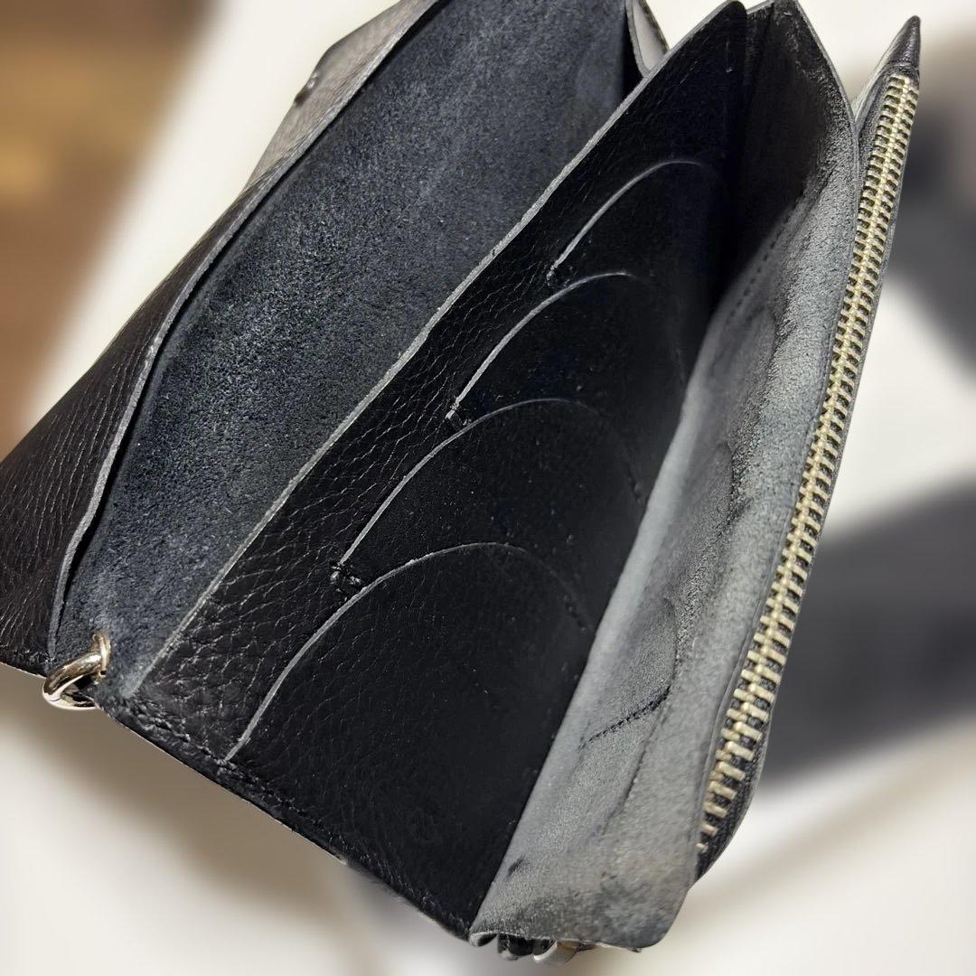 まもなく掲載終了　CALEE STUDS LEATHER LONG WALLET