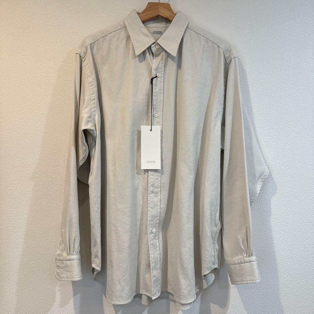 新品Double Weave Twill Regular CollarShirt