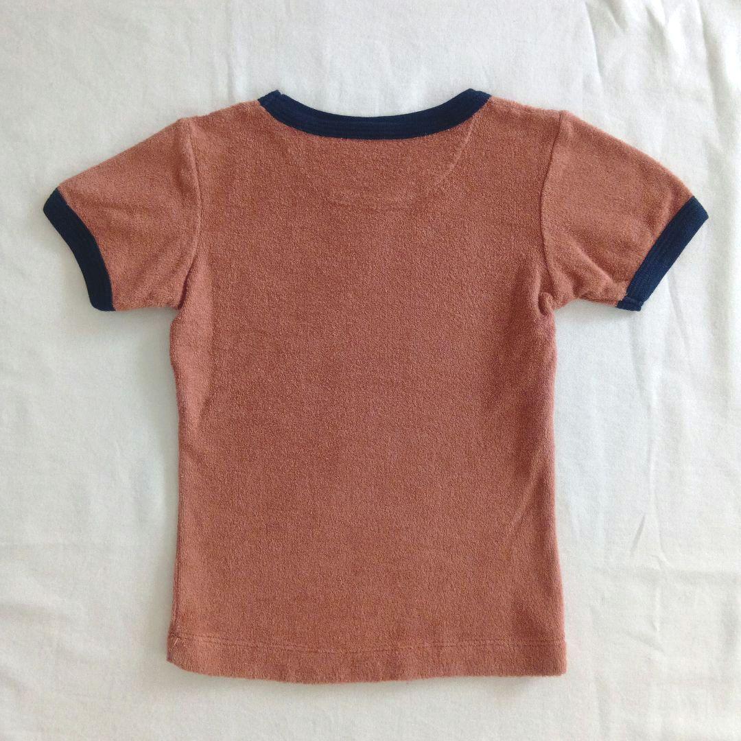 misha&puff■パイル地Tシャツ■ピンク